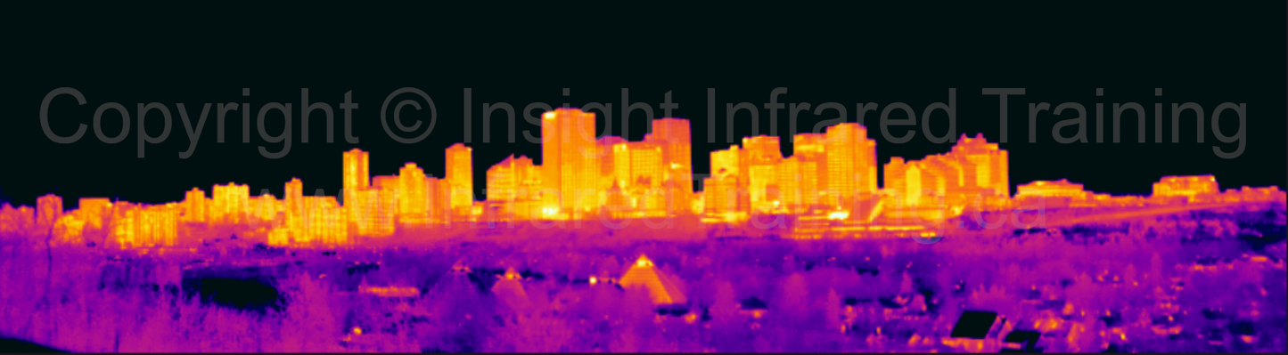 Thermal Image of Downtown Edmonton