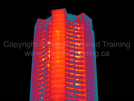 Thermal Image of High Rise Condo